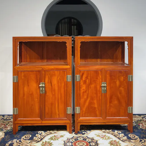 缅甸花梨素面万历柜