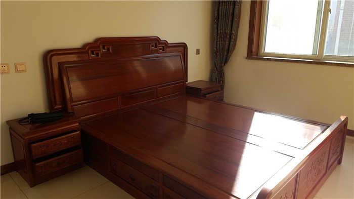 镇江王姐客户缅甸花梨木家具反馈图