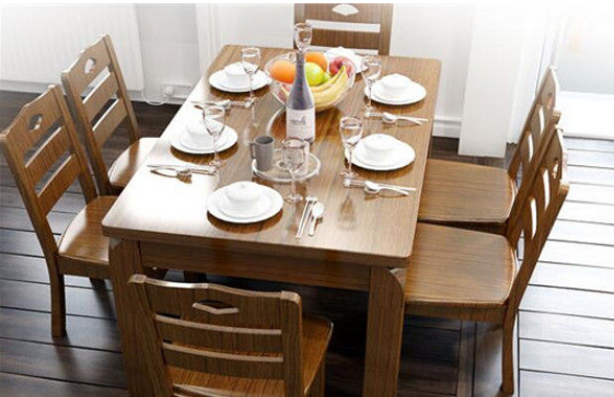 一套实木餐桌椅多少钱  不同材质不同的价格