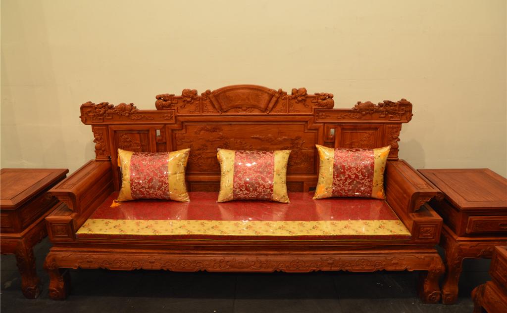 广东中山缅甸花梨沙发