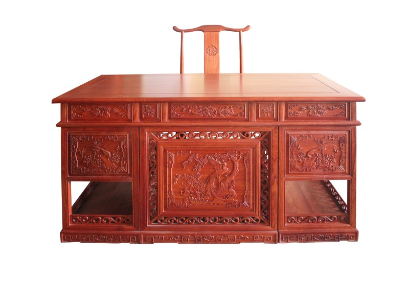 缅甸花梨办公桌价格