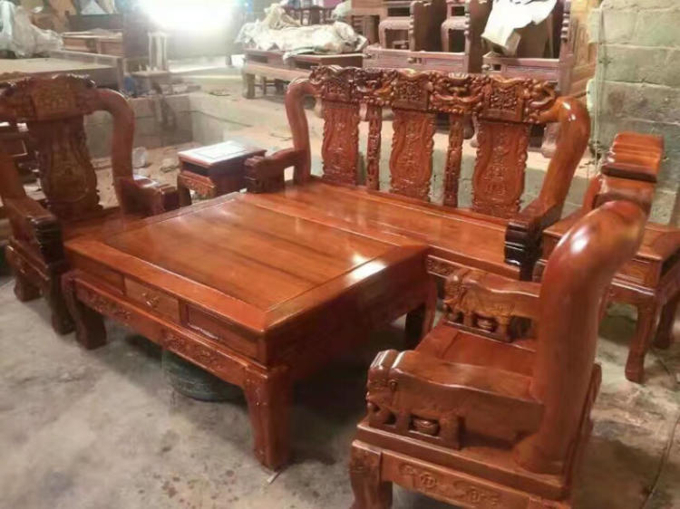 缅甸花梨明式沙发图片