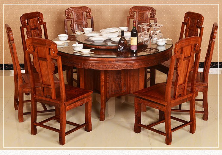 刺猬紫檀餐桌